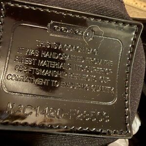 Black Coach Purse. New with tag